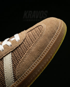 AD Leather Gum-Sole Terrace Trainer Brown Brown Cream Gum