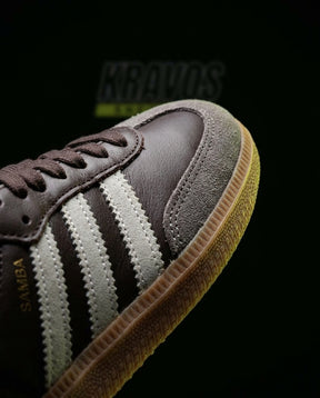 AD Leather Gum-Sole Terrace Trainer Brown Brown Grey