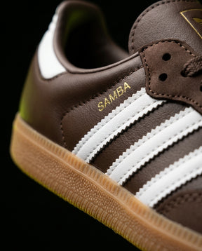 AD Leather Gum-Sole Terrace Trainer Brown Brown White Gum