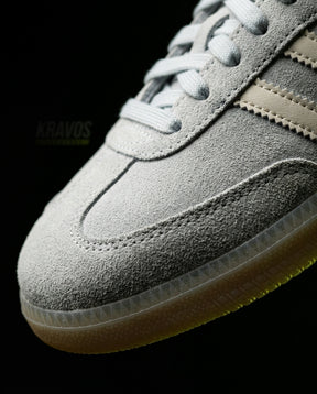 AD Leather Gum-Sole Terrace Trainer Grey Grey Cream