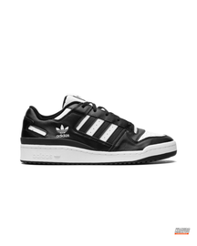 AD Leather Panelled Court Trainer Black White #blackwhite