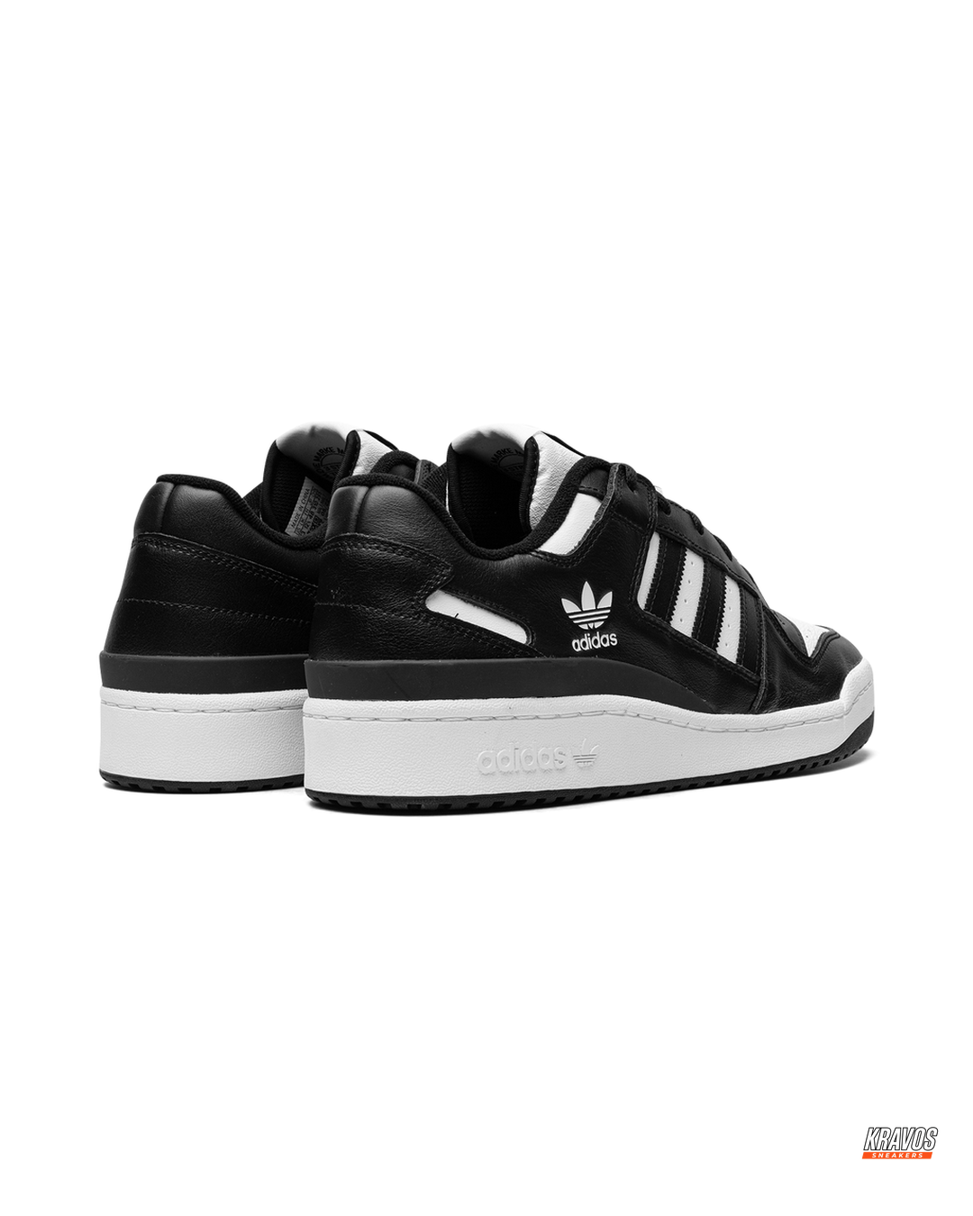 AD Leather Panelled Court Trainer