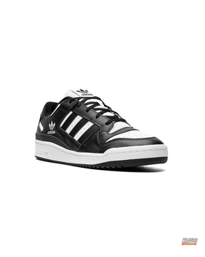 AD Leather Panelled Court Trainer