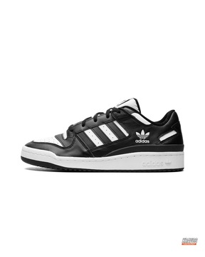 AD Leather Panelled Court Trainer