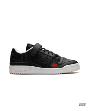 AD Leather Panelled Court Trainer