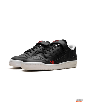 AD Leather Panelled Court Trainer