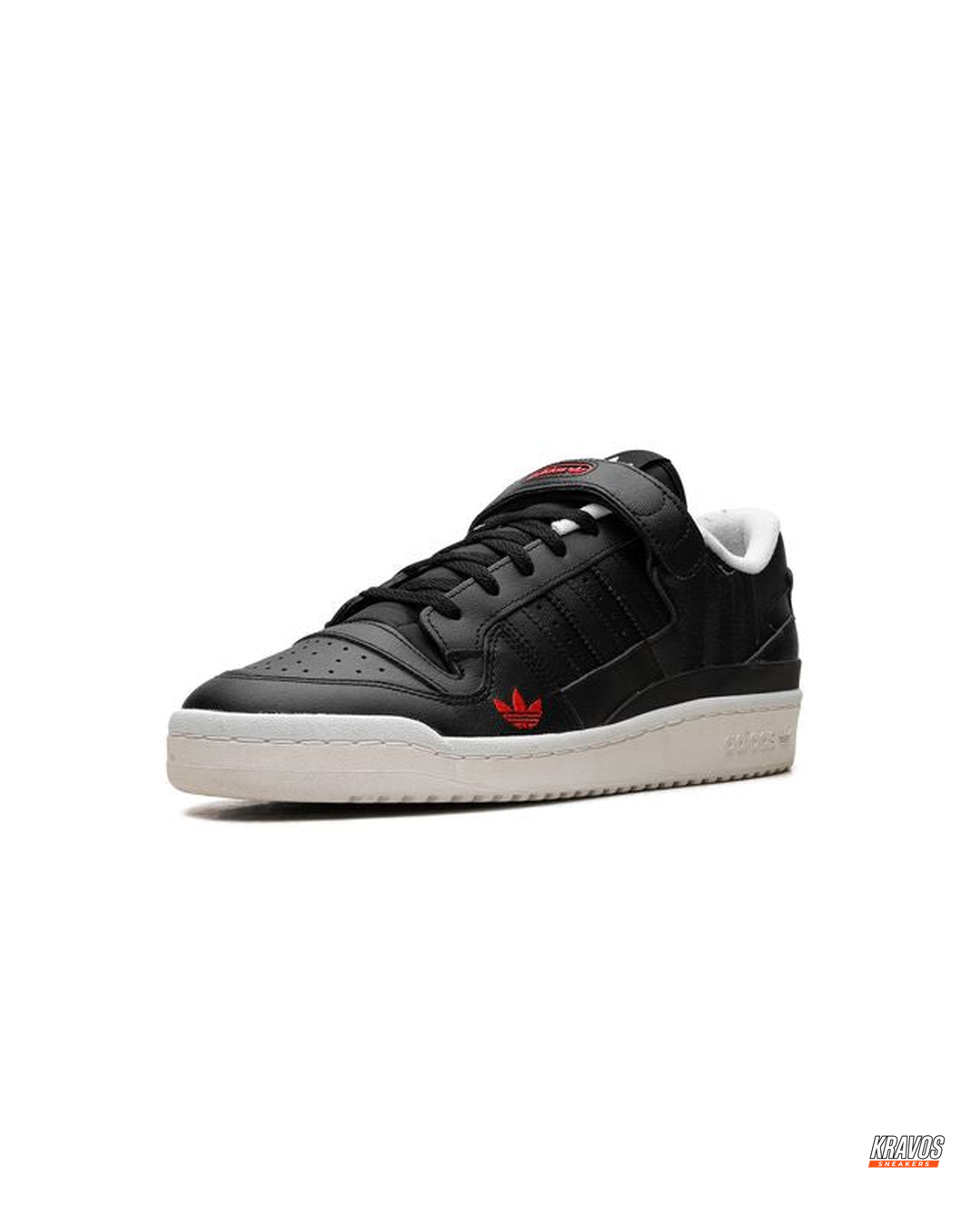 AD Leather Panelled Court Trainer