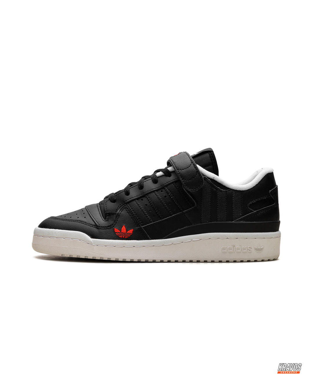 AD Leather Panelled Court Trainer