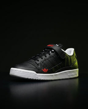 AD Leather Panelled Court Trainer