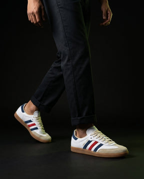 AD Leather Panelled Terrace Trainer