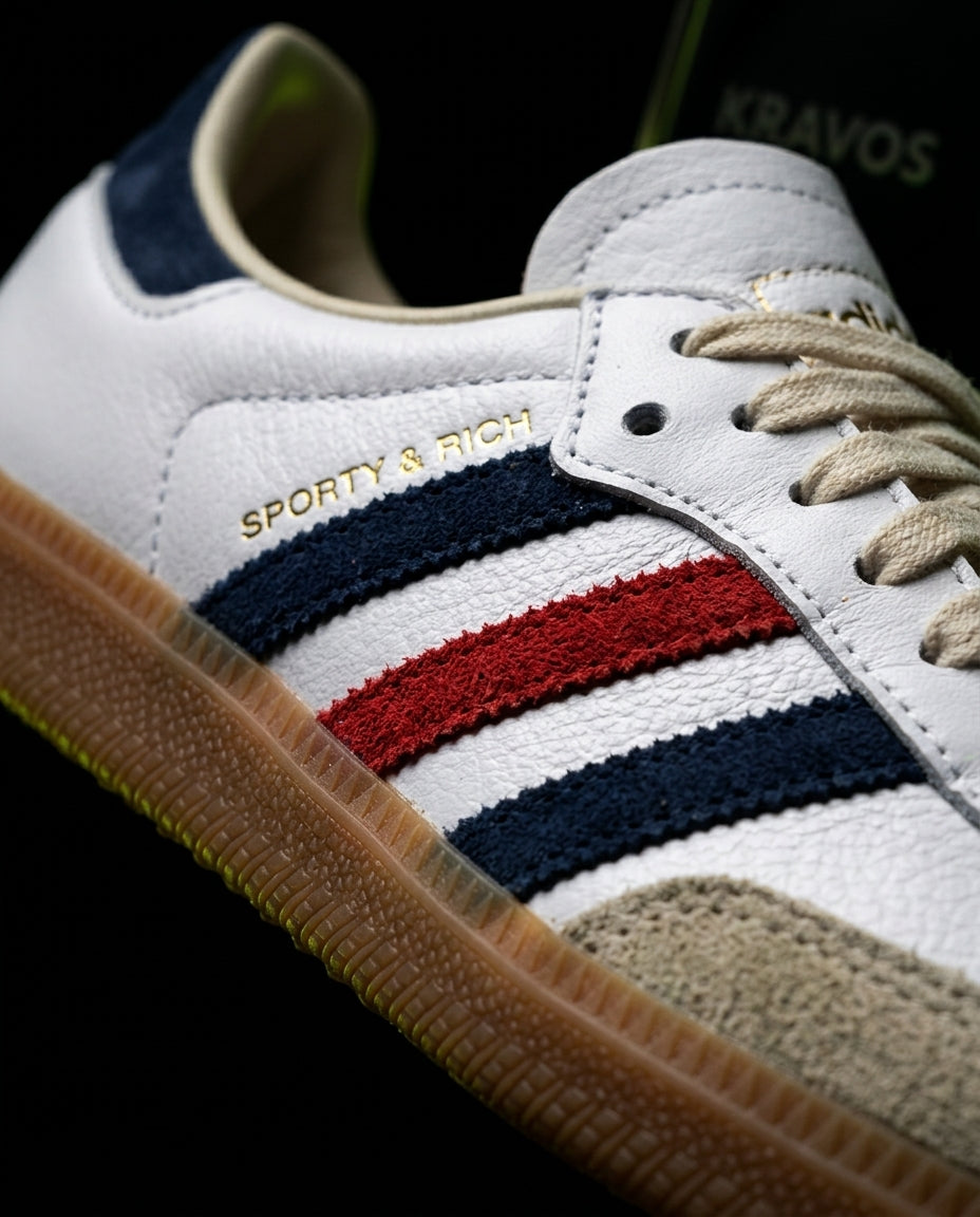 AD Leather Panelled Terrace Trainer
