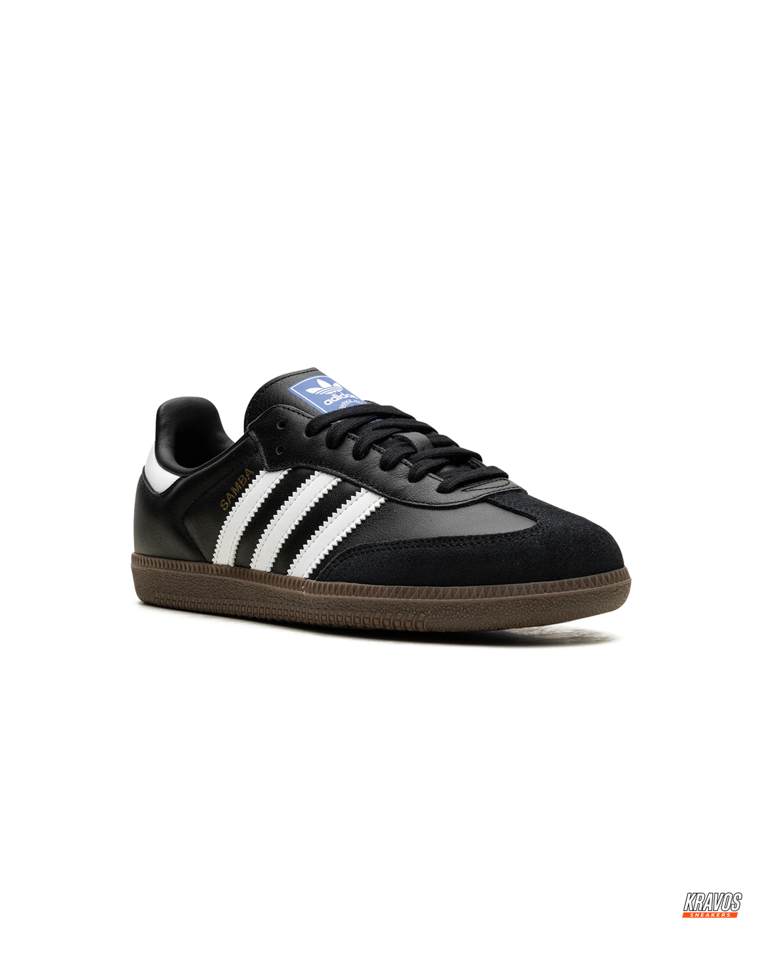 AD Leather Ribbed-Toe Terrace Trainer