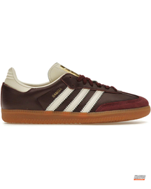AD Leather Ribbed-Toe Terrace Trainer Brown Cream Gum #browncreamgum