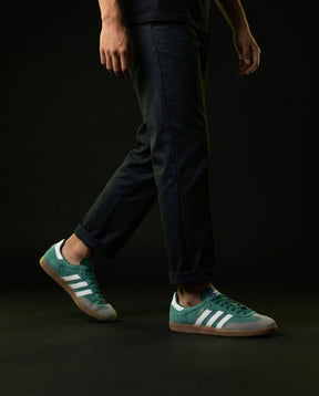 AD Leather Ribbed-Toe Terrace Trainer