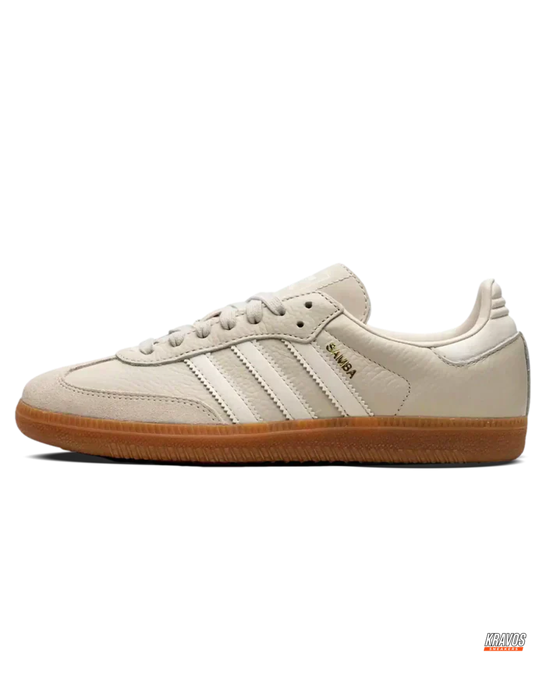 AD Leather Ribbed-Toe Terrace Trainer