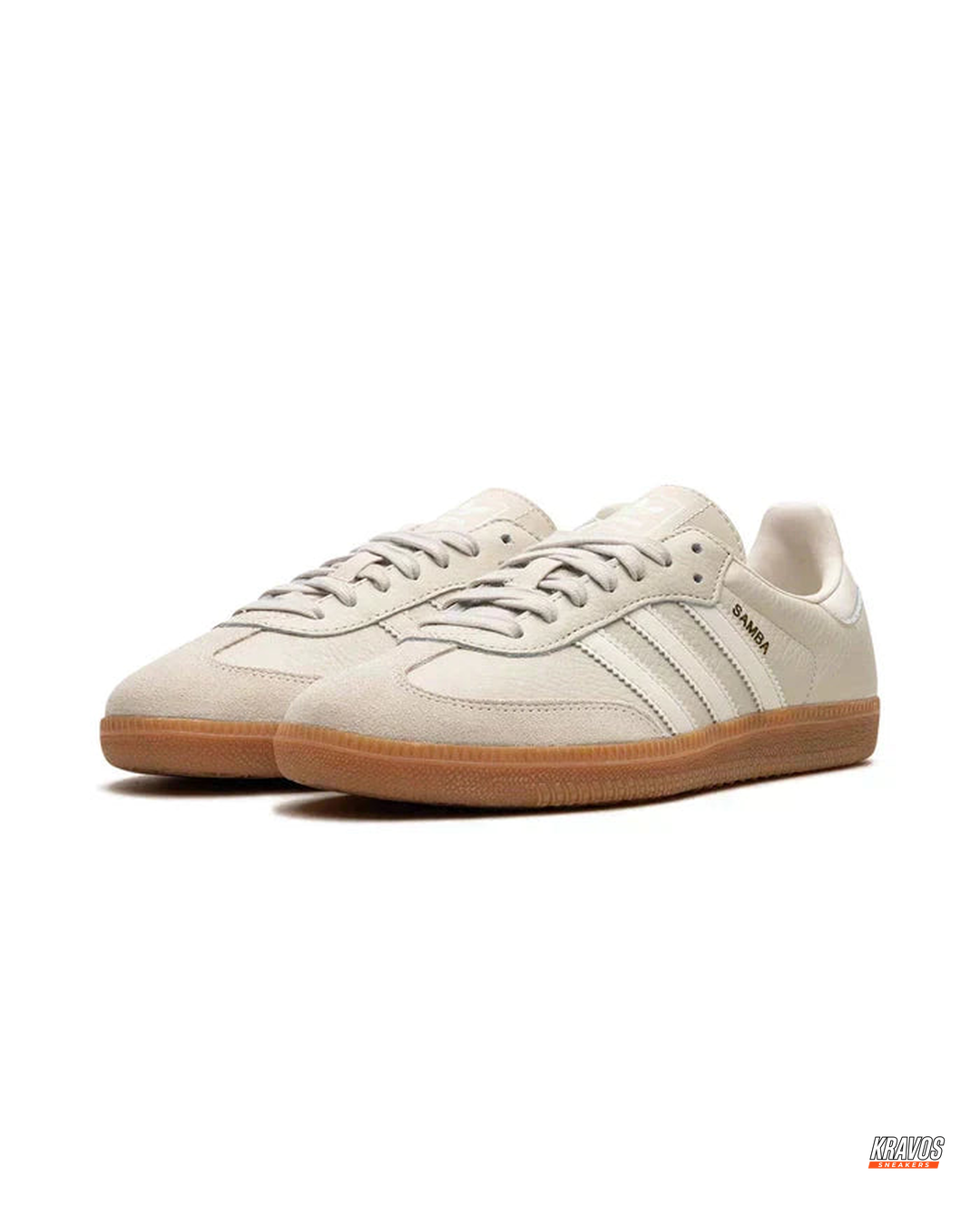 AD Leather Ribbed-Toe Terrace Trainer
