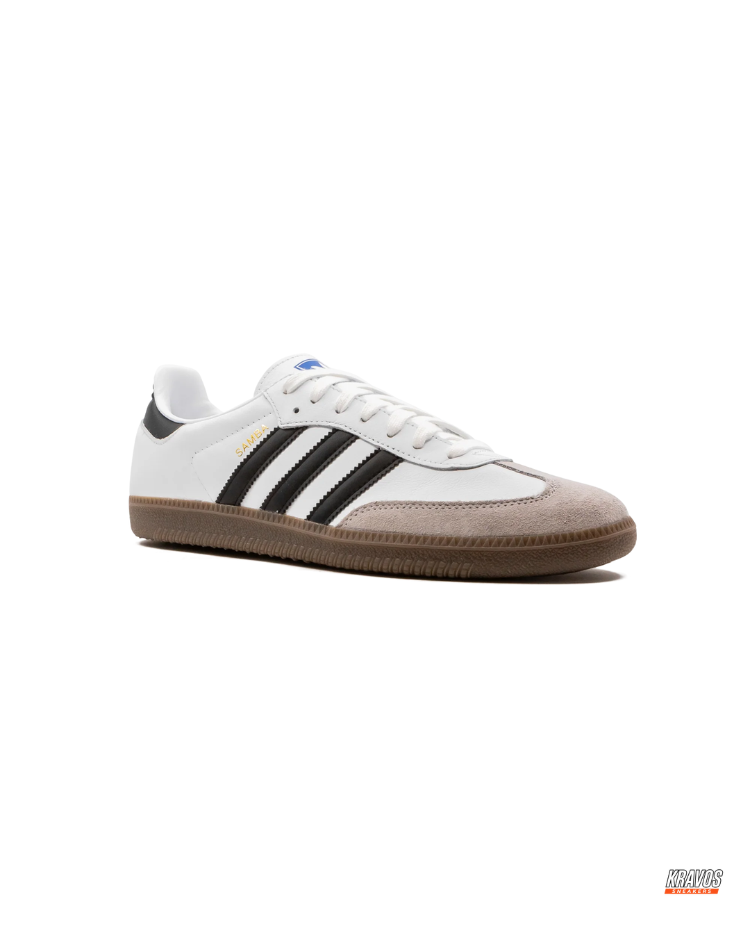 AD Leather Ribbed-Toe Terrace Trainer