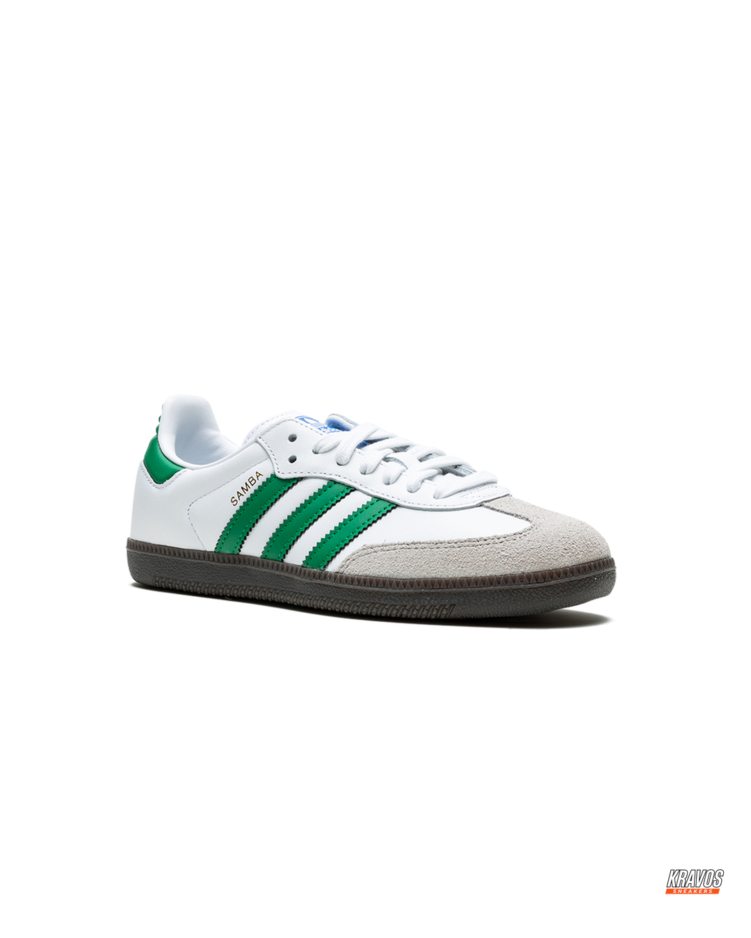 AD Leather Ribbed-Toe Terrace Trainer