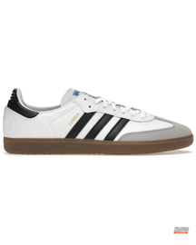 AD Leather T-Toe Terrace Trainer White Black Grey Gum #whiteblackgreygum