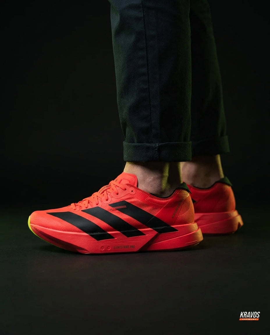 AD Mesh Carbon-Plate Racing Runner Red Black