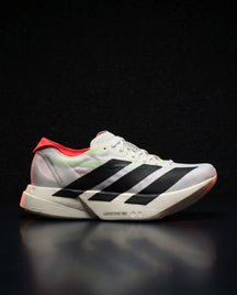 AD Mesh Carbon-Plate Racing Runner White Black Red