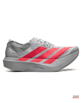 AD Mesh Curved-Sole Racing Trainer Grey Red #greyred