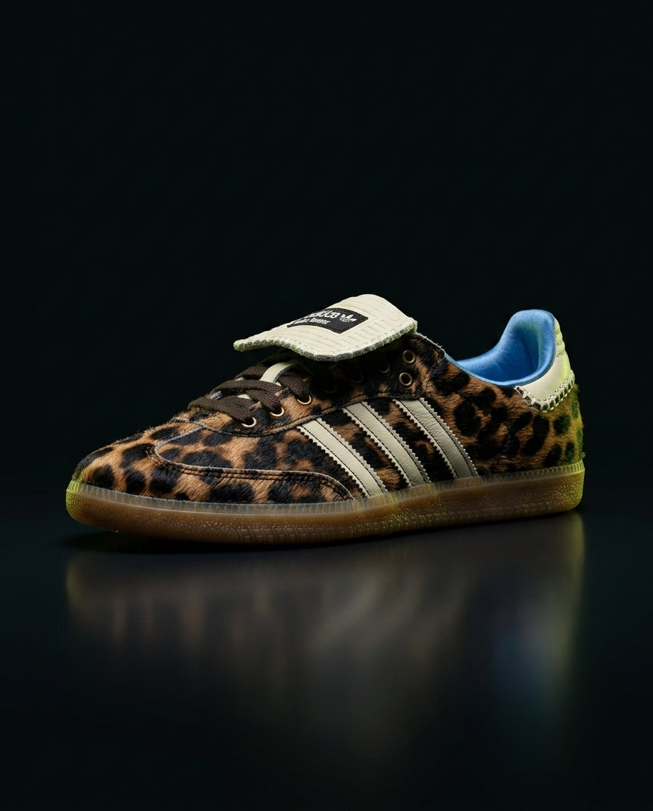 AD Pony-Hair Panelled Terrace Trainer