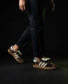 AD Pony-Hair Panelled Terrace Trainer