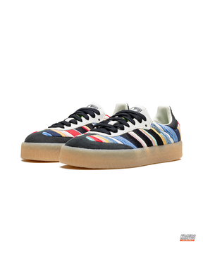 AD Striped Canvas Platform Terrace Trainer