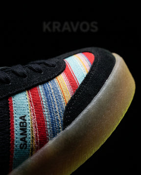 AD Striped Canvas Platform Terrace Trainer