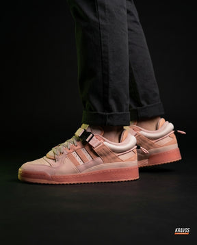 AD Suede Buckle-Strap Basketball Trainer Pink Peach