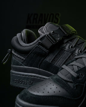 AD Suede Buckle-Strap Basketball Trainer Triple Black
