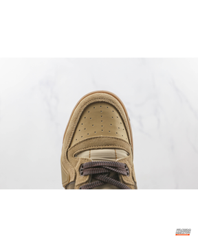 AD Suede Buckle Strap Trainer