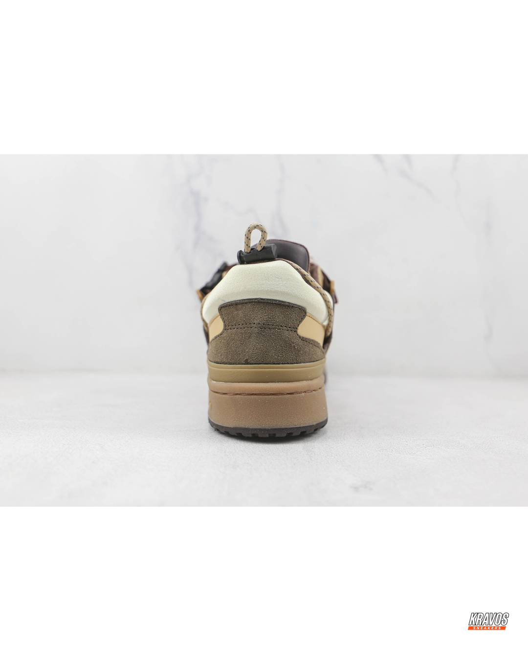 AD Suede Buckle Strap Trainer