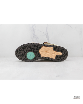 AD Suede Buckle Strap Trainer