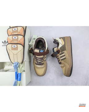 AD Suede Buckle Strap Trainer