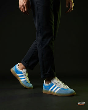 AD Suede Gum-Sole Handball Trainer Blue White Gum
