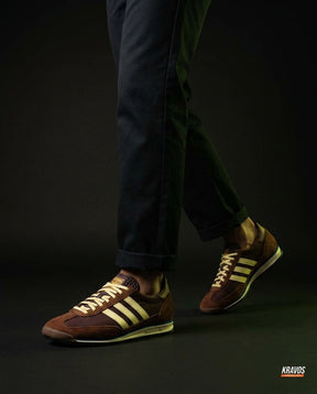 AD Suede Gum-Sole Retro Runner Brown Cream