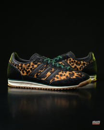 AD Suede Gum-Sole Retro Runner Leopard Black