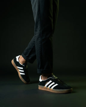 AD Suede Gum-Sole Terrace Trainer Mixed 1 Black Gum