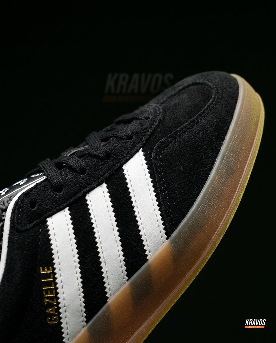 AD Suede Gum-Sole Terrace Trainer Mixed 1 Black Gum