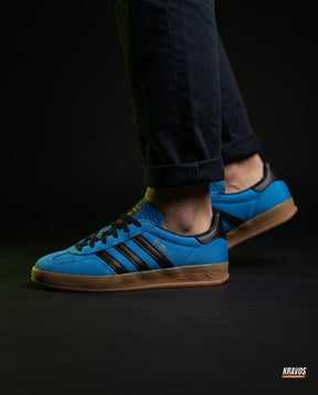 AD Suede Gum-Sole Terrace Trainer Blue Blue Black Gum