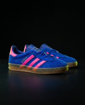 AD Suede Gum-Sole Terrace Trainer Blue Blue Pink Gum