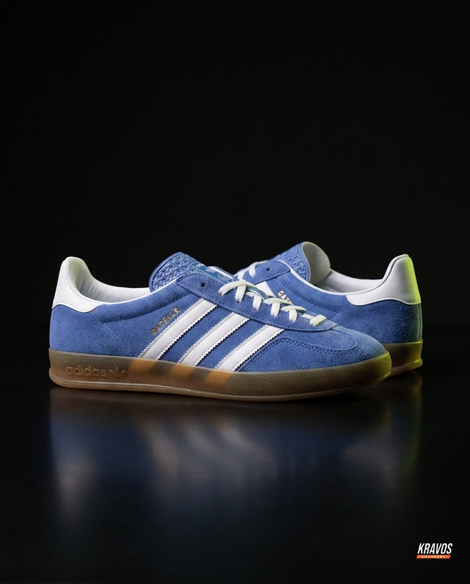 AD Suede Gum-Sole Terrace Trainer Blue Blue White Gum