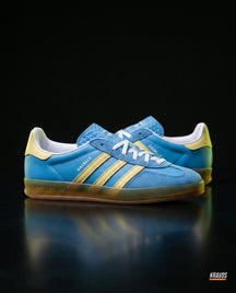 AD Suede Gum-Sole Terrace Trainer Blue Blue Yellow Gum