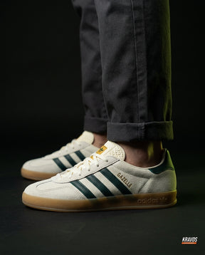 AD Suede Gum-Sole Terrace Trainer Mixed 1 Cream Green Gum