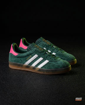 AD Suede Gum-Sole Terrace Trainer Mixed 2 Green Pink White