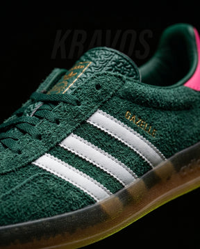 AD Suede Gum-Sole Terrace Trainer Mixed 2 Green Pink White