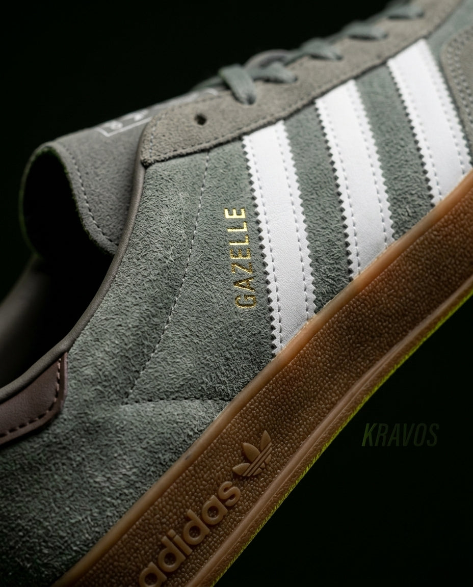 AD Suede Gum-Sole Terrace Trainer Mixed 1 Grey Gum