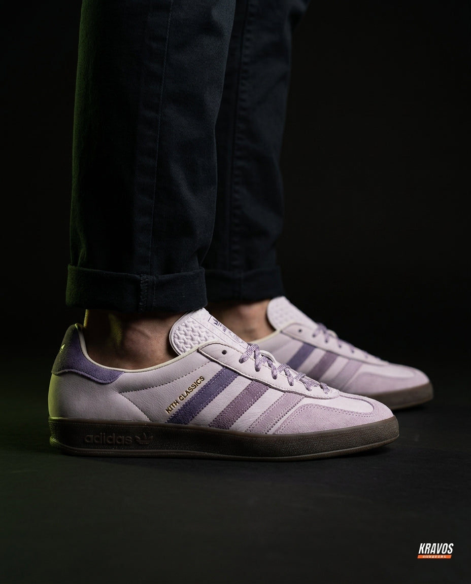 AD Suede Gum-Sole Terrace Trainer Mixed 1 Lilac Purple Gum